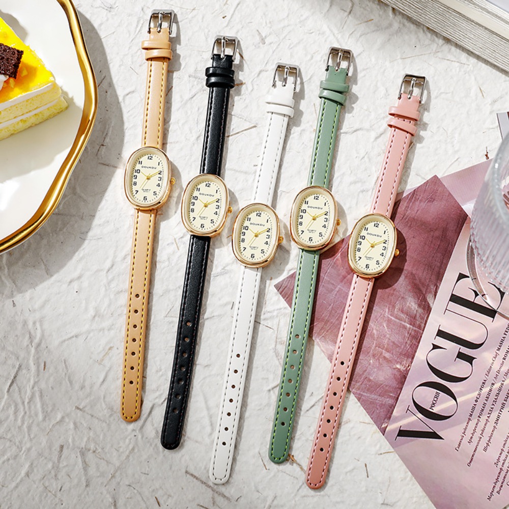 Ladies Luxury Watch - Jam Tangan Wanita Dial Oval Mewah