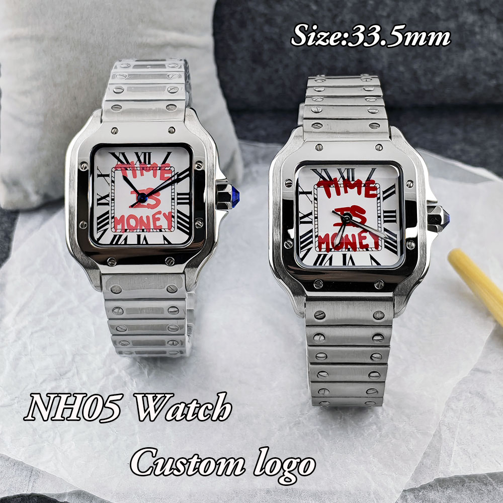 Luxury Watch Logos - Jam Tangan Persegi NH05 Baru Jam