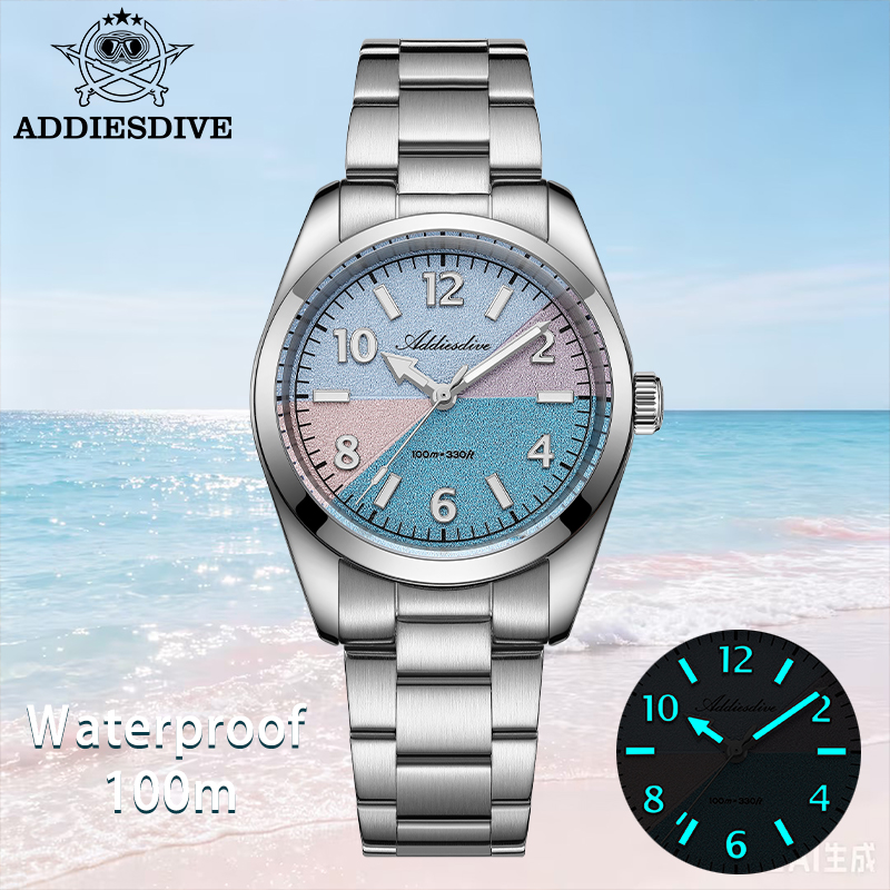 Luxury Watch Packaging Box - ADDIESDIVE Jam Tangan Kaca Safir Wanita