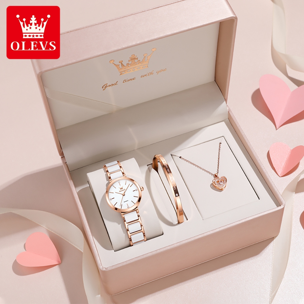 Ladies Luxury Watch - Jam Tangan Wanita OLEVS 5877 Mewah