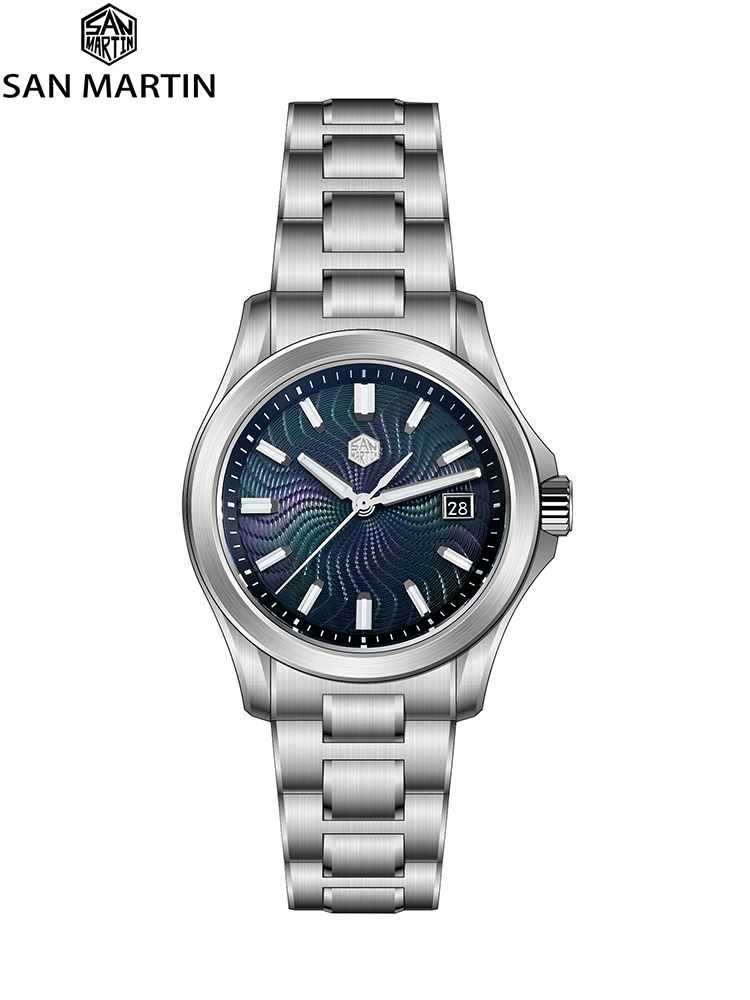 Guilloché Dial Watch - San Martin 39mm Desain Asli Guilloche