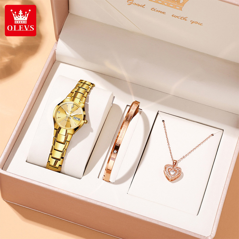 Ladies Luxury Watch - OLEVS Jam Tangan Wanita 8697 Jam