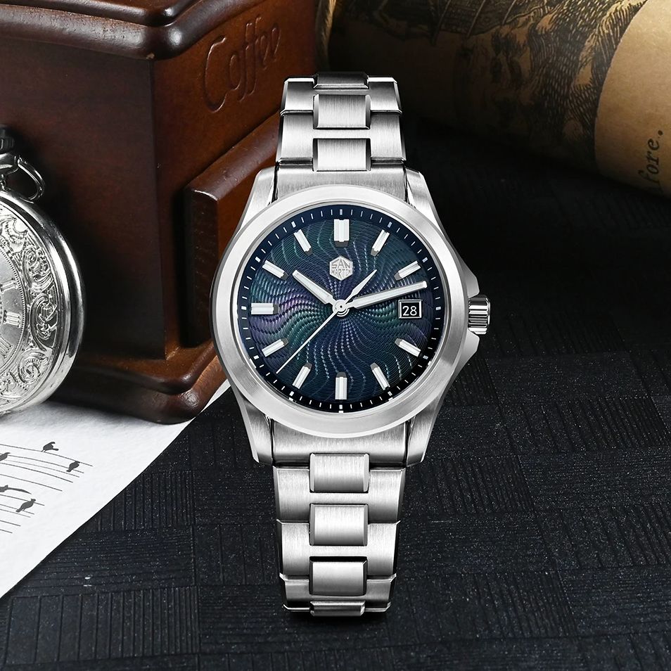 Guilloché Dial Watch - Jam Tangan Otomatis Pria San Martin