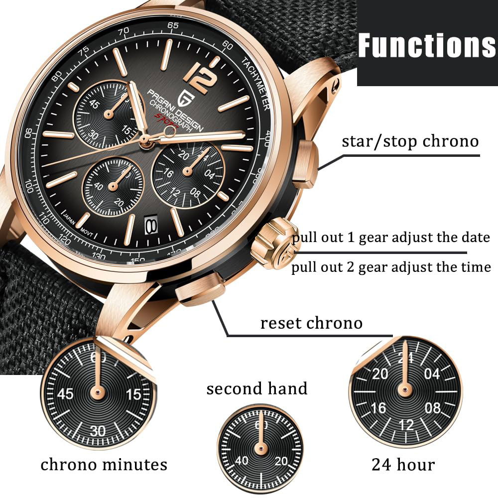 Luxury Watch Logos - PAGANI DESIGN Jam Tangan Pria Baru