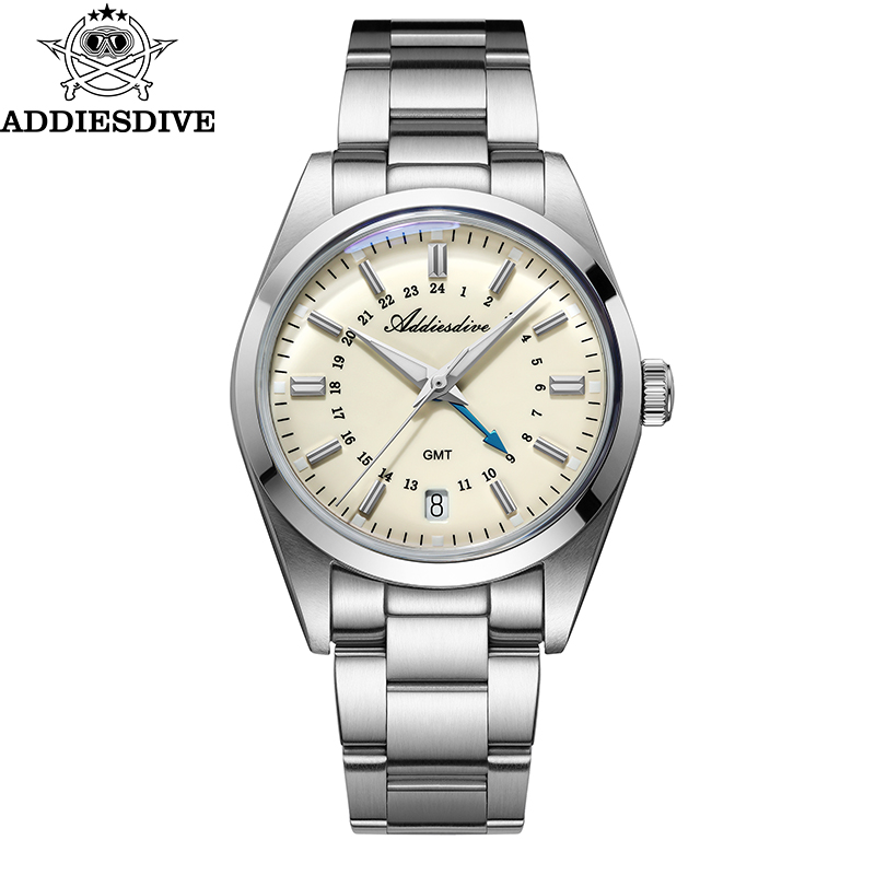 Luxury Watch Logos - ADDIESDIVE Jam Tangan GMT Mewah 36Mm