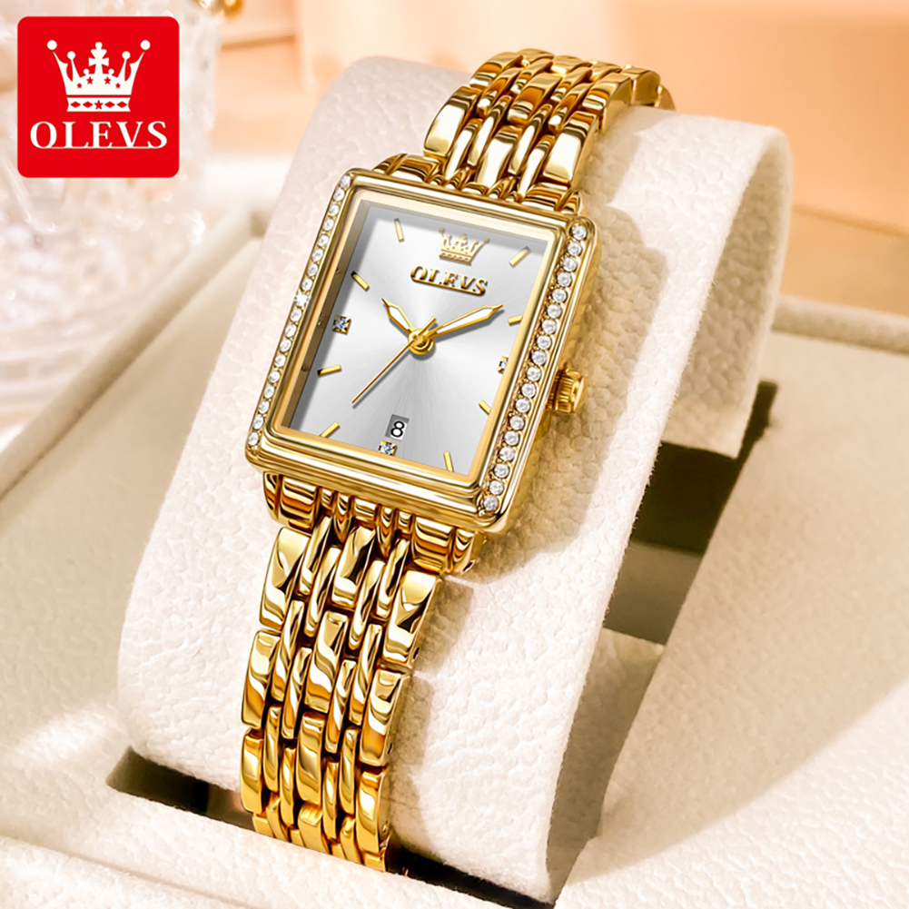 Ladies Luxury Watch - OLEVS 9995 Jam Tangan Wanita Mewah