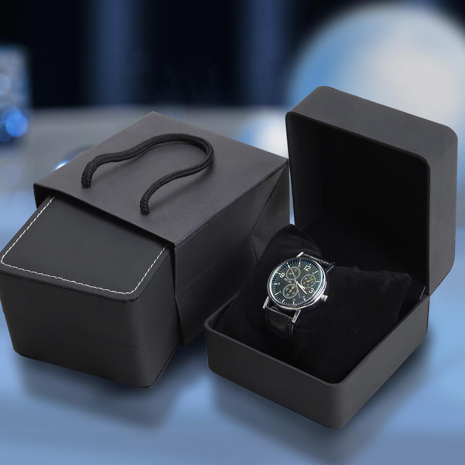 Luxury Watch Packaging Box - Kotak Penyimpanan Jam Tangan Tunggal dengan
