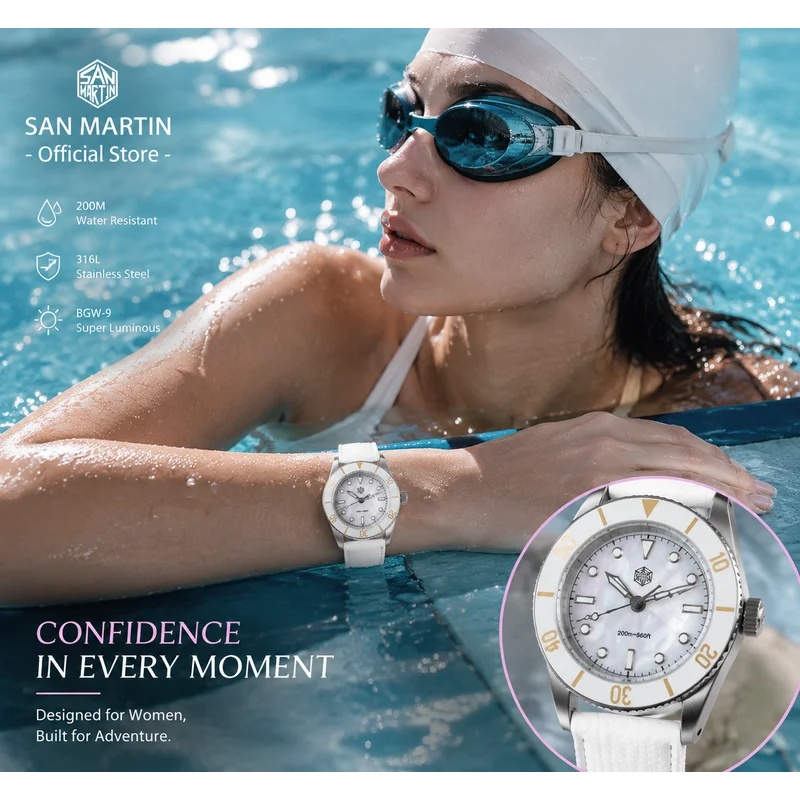 Jam Tangan Wanita San Martin M - Guilloché Dial Watch ulasan dan harga