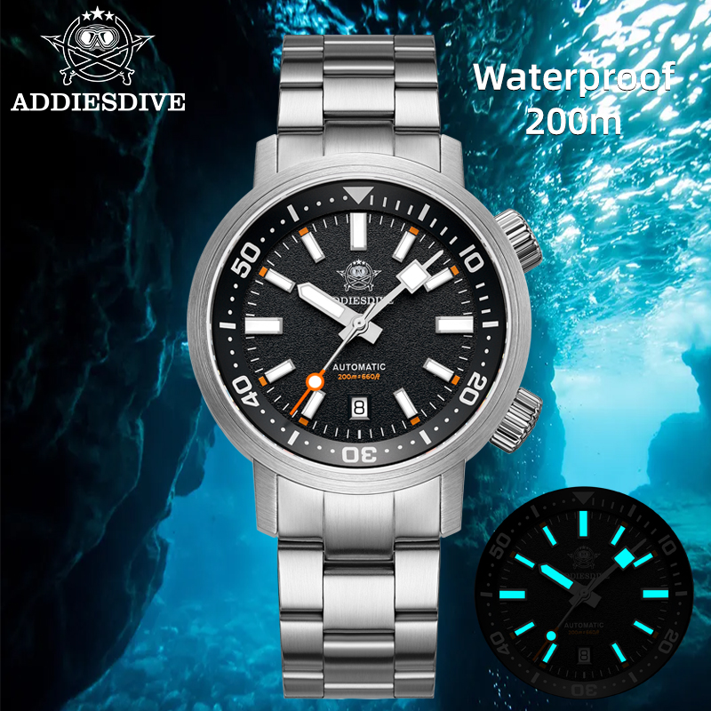 ADDIESDIVE 200M Jam Tangan Men - Guilloché Dial Watch ulasan dan harga