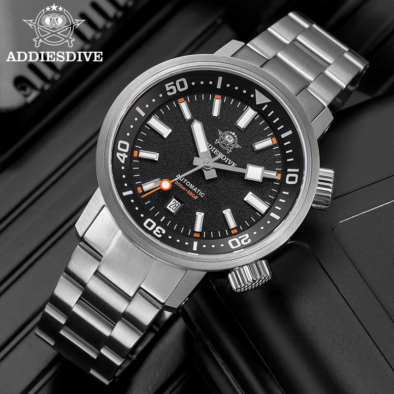 ADDIESDIVE 200M Jam Tangan Men - Guilloché Dial Watch ulasan dan harga