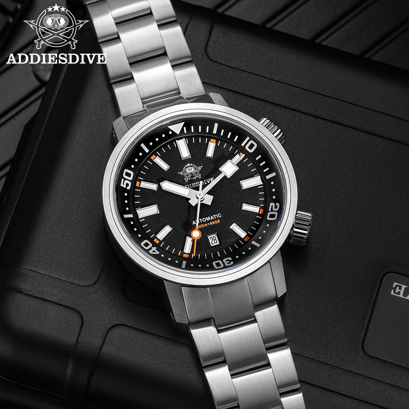 ADDIESDIVE 200M Jam Tangan Men - Guilloché Dial Watch ulasan dan harga