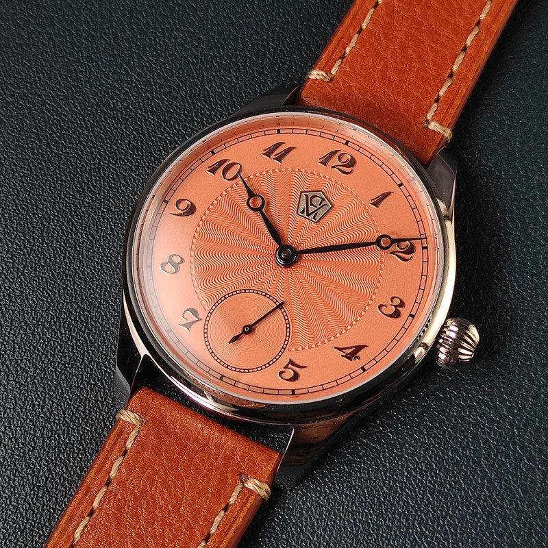 Jam tangan mekanis manual 40MM - Guilloché Dial Watch ulasan dan harga