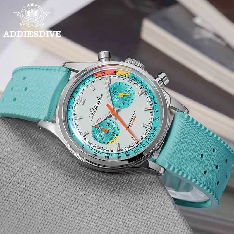ADDIESDIVE Jam Tangan Kuarsa C - Guilloché Dial Watch ulasan dan harga