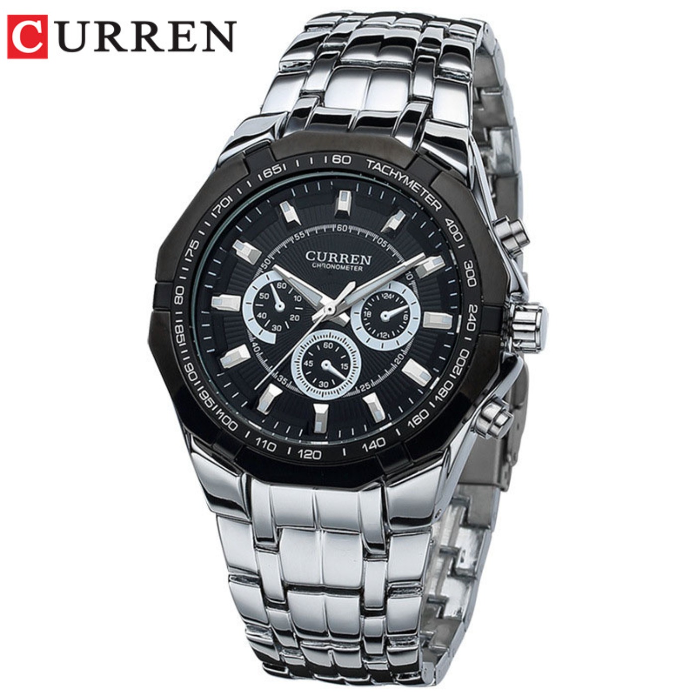 CURREN Jam Tangan Pria Olahrag - Luxury Watch Logos ulasan dan harga
