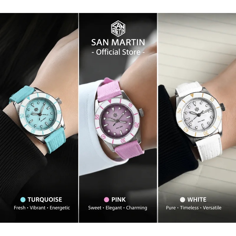 Jam Tangan Wanita San Martin 3 - Guilloché Dial Watch ulasan dan harga