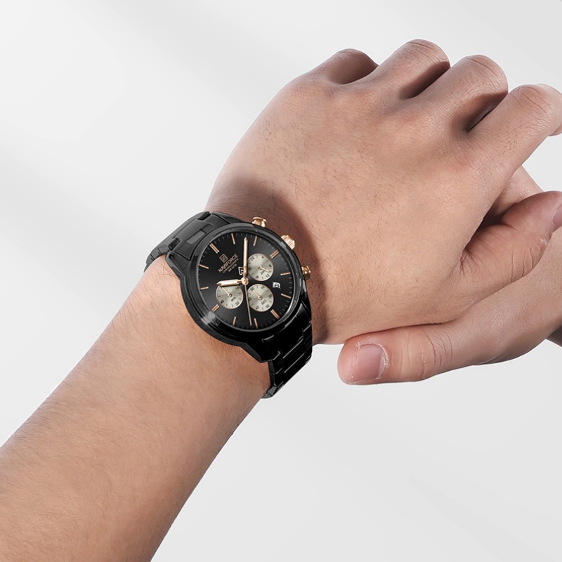 Jam Tangan Pria NAVIFORCE Quar - Luxury Watch Gift Box ulasan dan harga