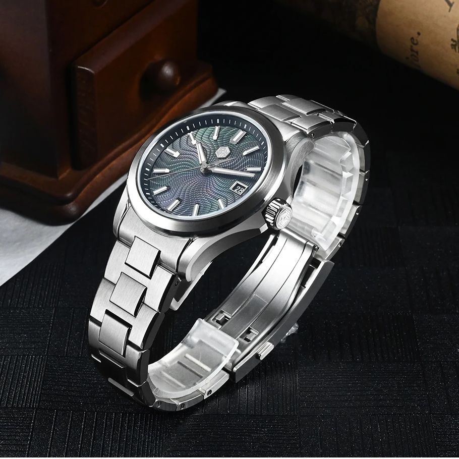 Jam Tangan Otomatis Pria San M - Guilloché Dial Watch ulasan dan harga