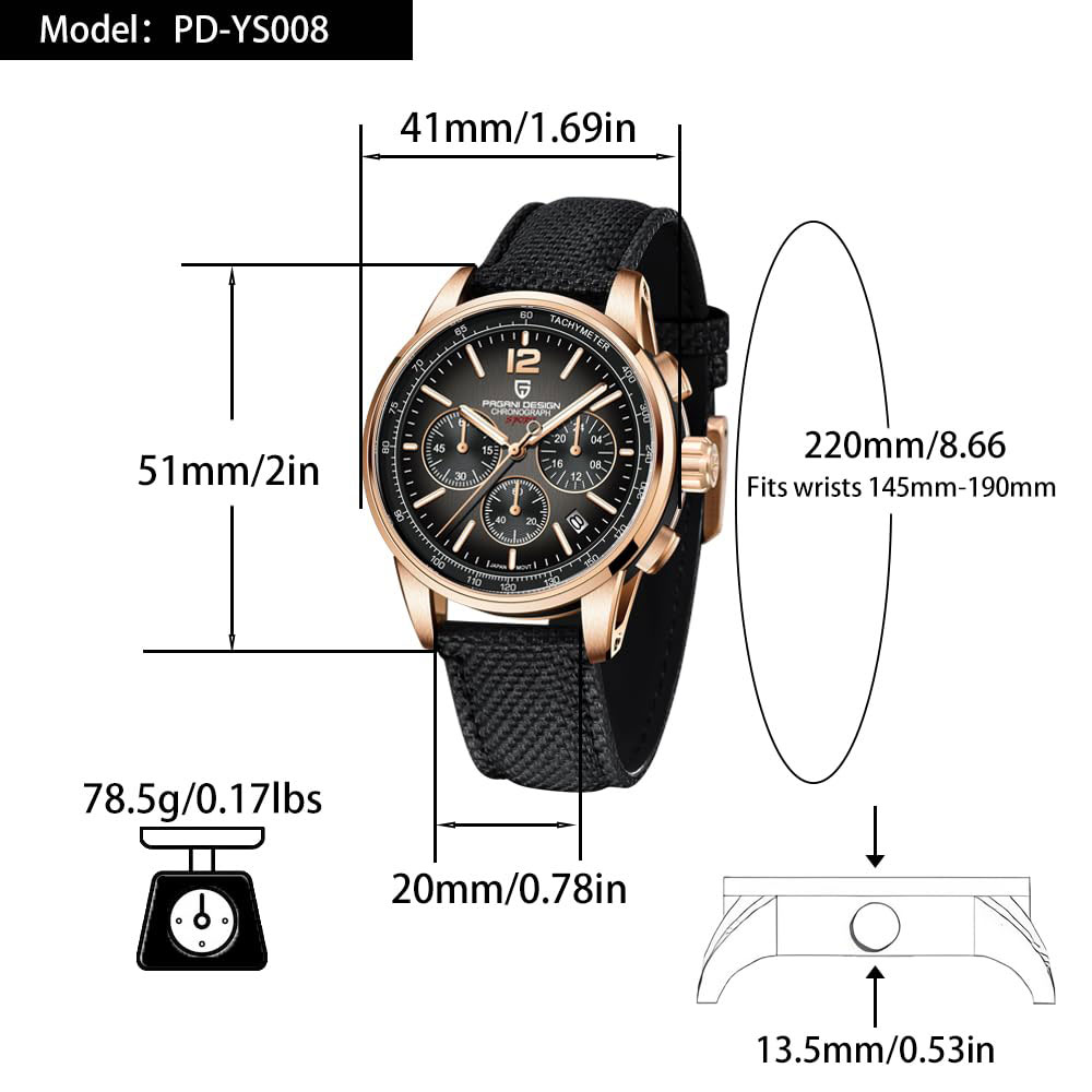 PAGANI DESIGN Jam Tangan Pria  - Luxury Watch Logos ulasan dan harga