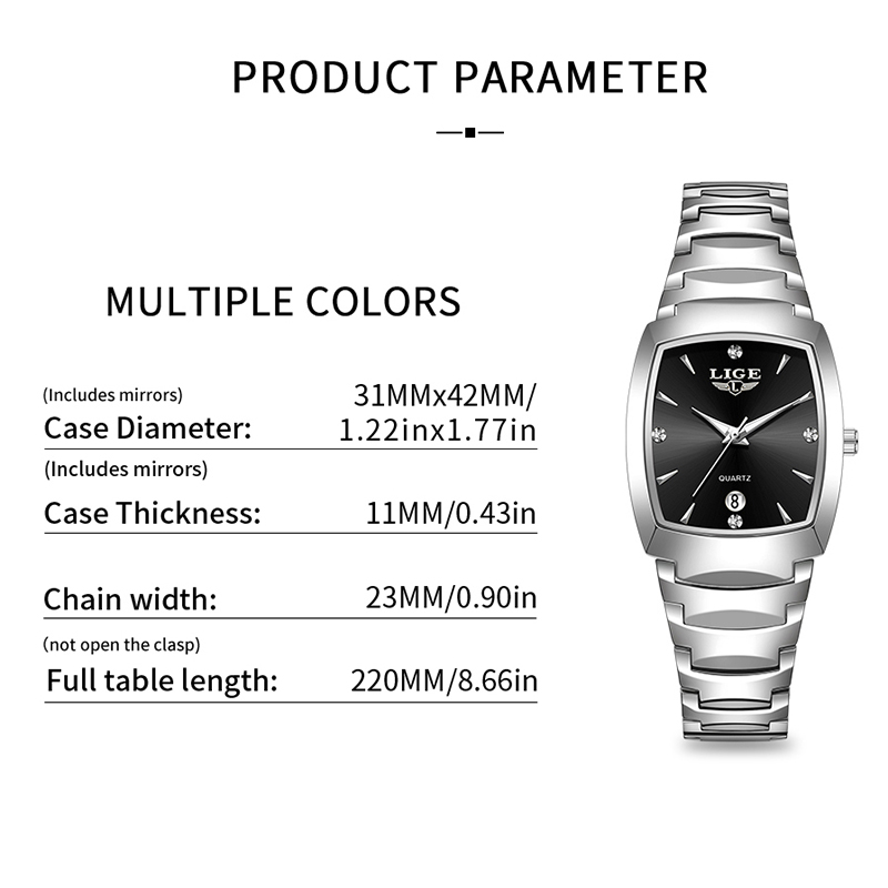 LIGE Jam Tangan Wanita Bisnis  - Ladies Luxury Watch ulasan dan harga