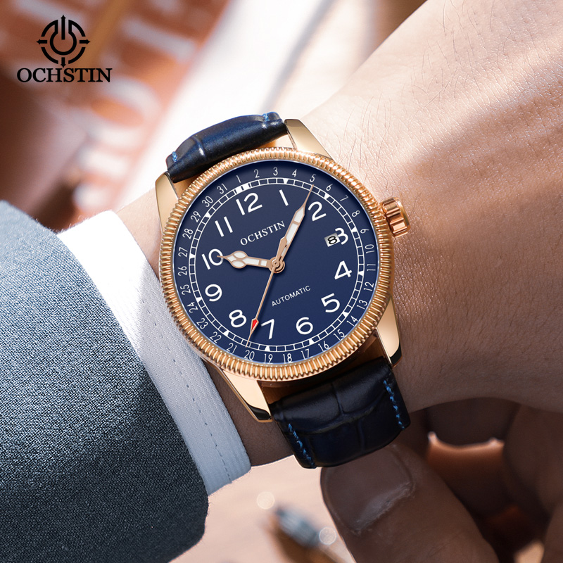 OCHSTIN Jam Tangan Bisnis Pria - Guilloché Dial Watch ulasan dan harga