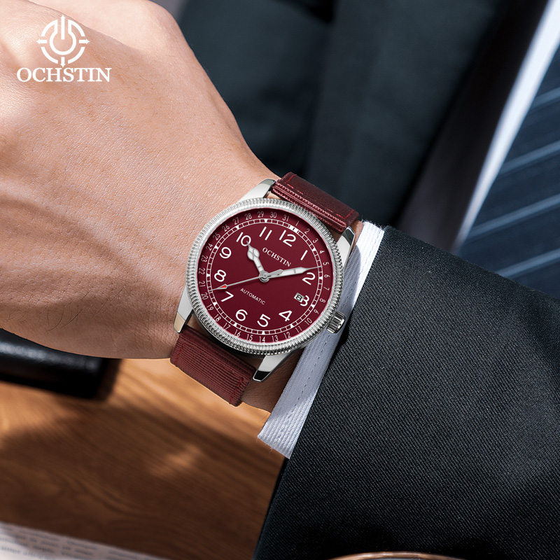 OCHSTIN Jam Tangan Bisnis Pria - Guilloché Dial Watch ulasan dan harga