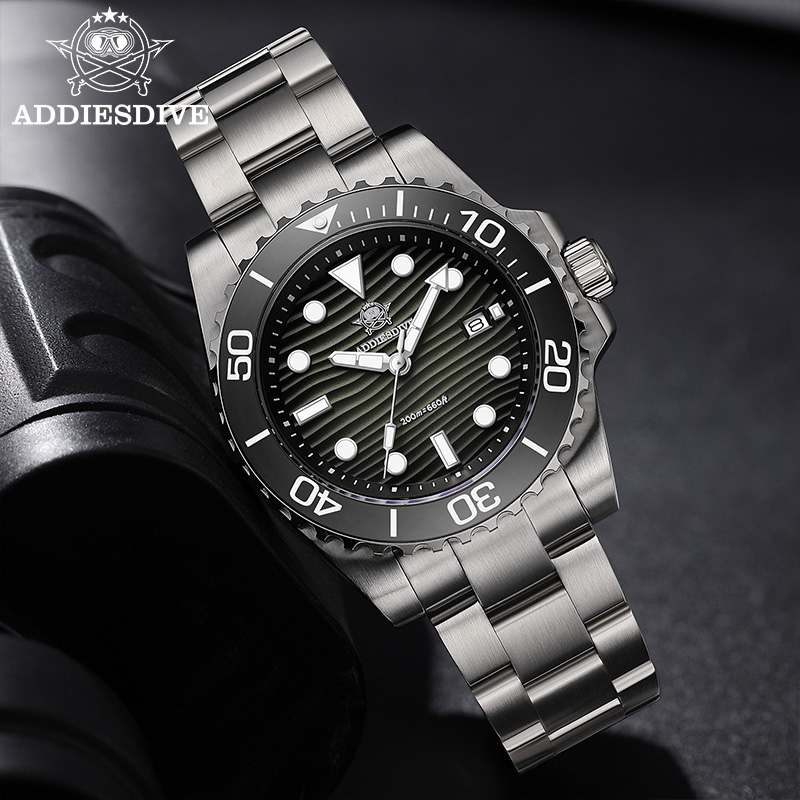 Jam Tangan Selam Pria ADDIESDI - Guilloché Dial Watch ulasan dan harga