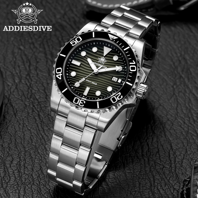Jam Tangan Selam Pria ADDIESDI - Guilloché Dial Watch ulasan dan harga