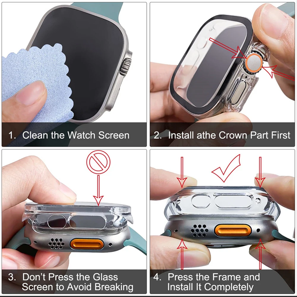 Kaca + casing untuk Apple Watc - Luxury Watch Packaging Box ulasan dan harga